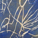 Print inspired by the skull of an elephant