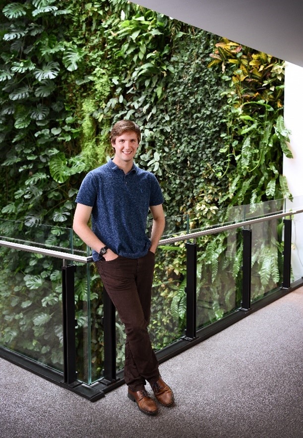 Alec Christie in the David Attenborough Building