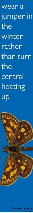 Pledge: wear a jumper in the winter rather than turn the central heating up