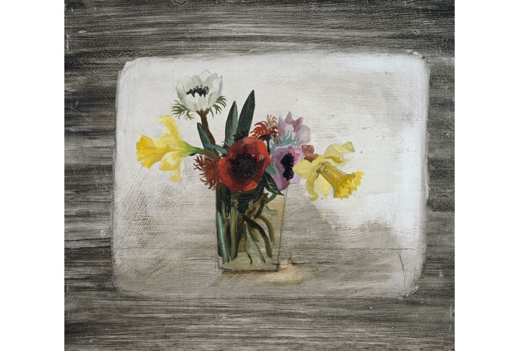 Oil painting 'Flowers' by Christopher Wood